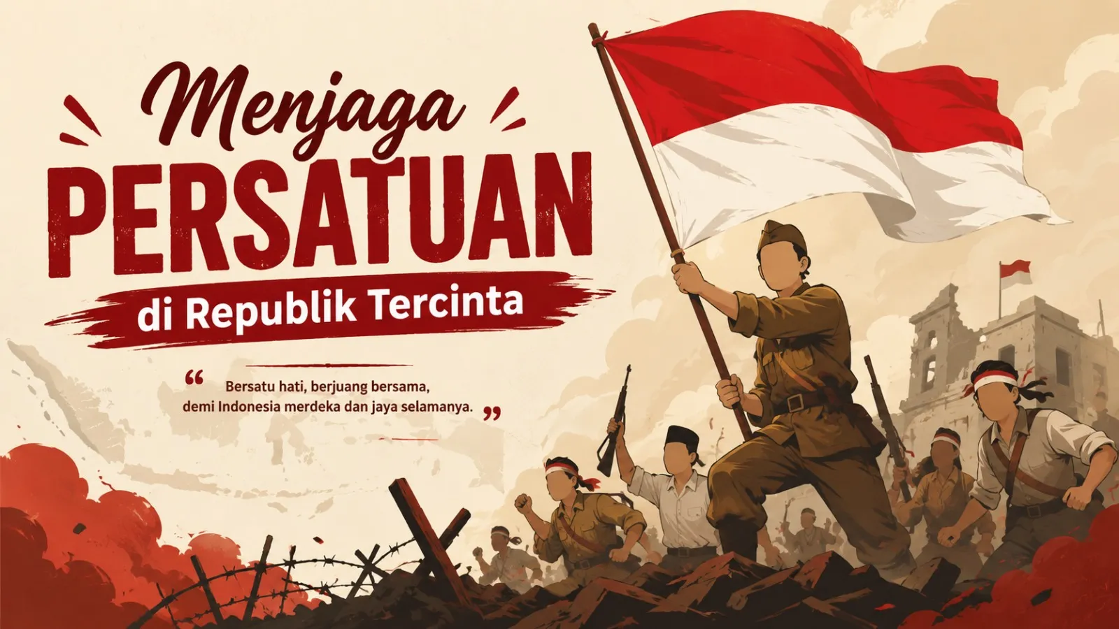MENJAGA PERSATUAN DI REPUBLIK TERCINTA