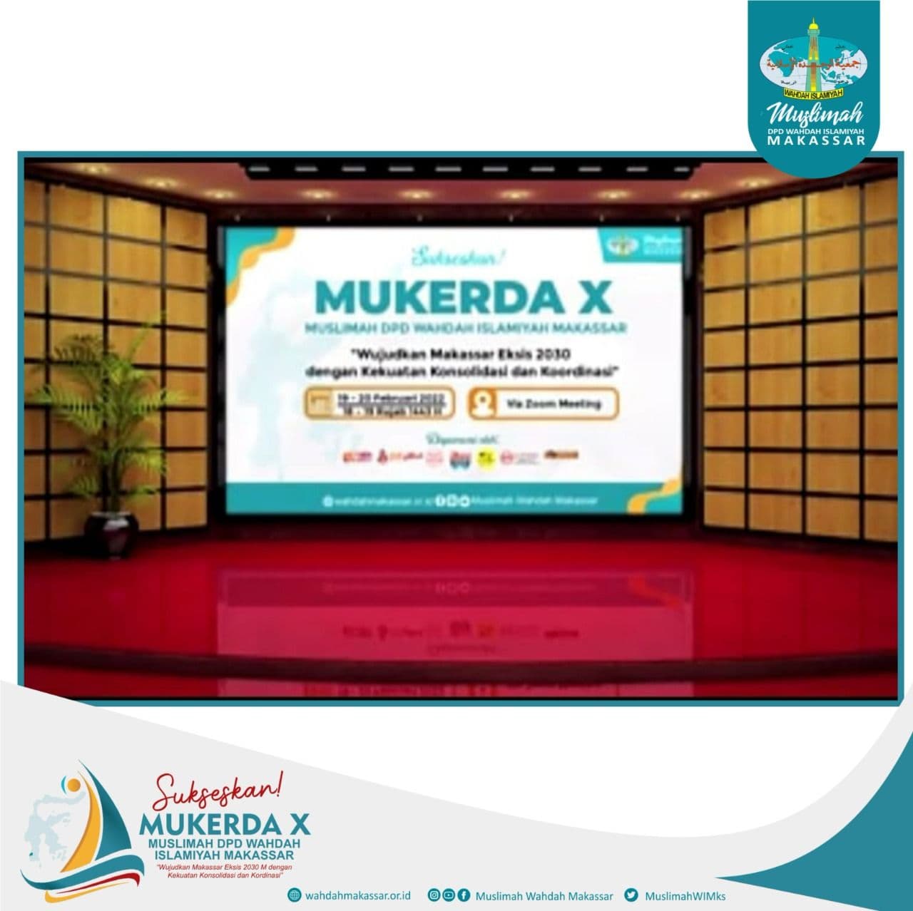Muslimah Wahdah Makassar Gelar Mukerda X
