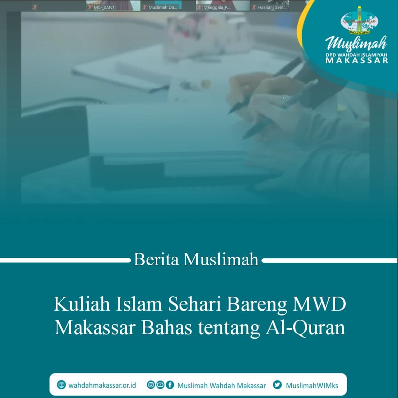 Kuliah Islam Sehari Bareng MWD Makassar Bahas tentang Al-Quran