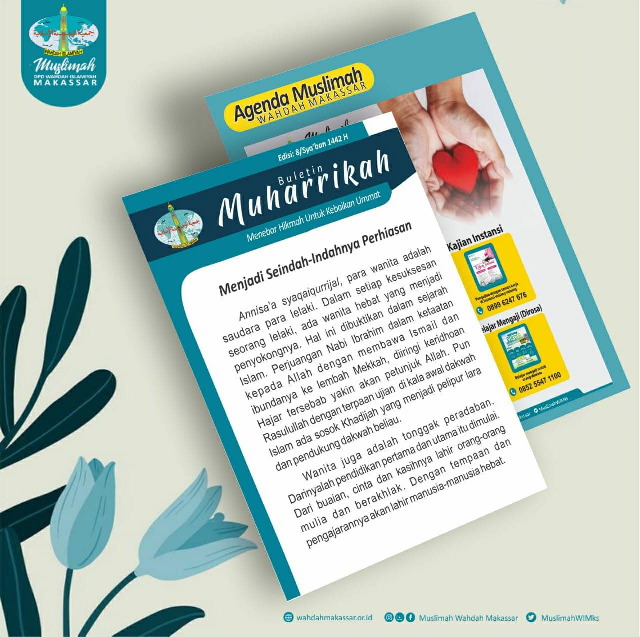 Buletin Muharrikah - Menjadi Seindah-Indahnya Perhiasan Dunia