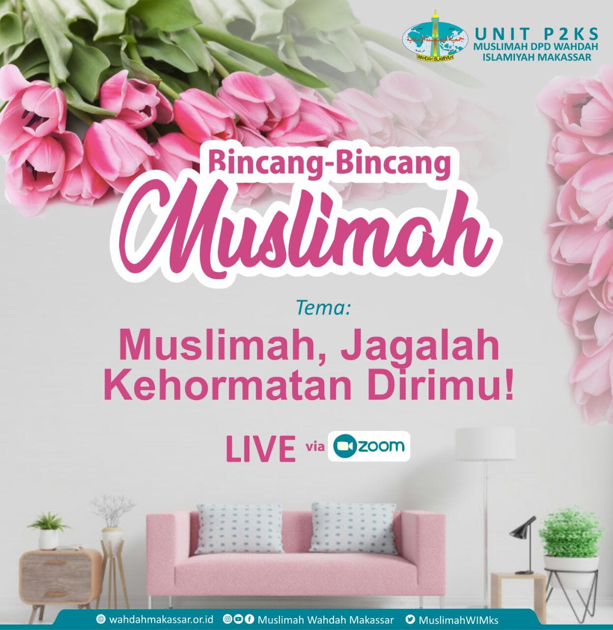 Bincang-Bincang Muslimah, MWD Makassar Bahas Terkait Kehormatan Muslimah