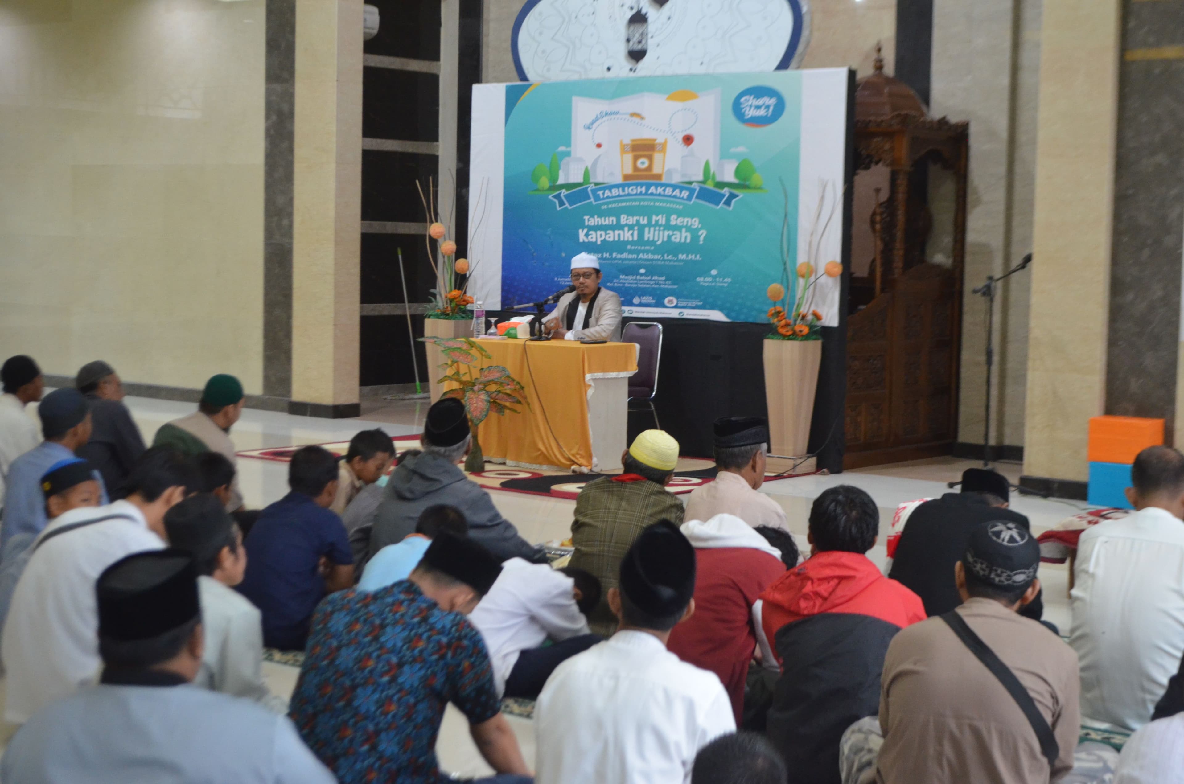 Wahdah Kecamatan Makassar Ajak Berhijrah Lewat Tabligh Akbar