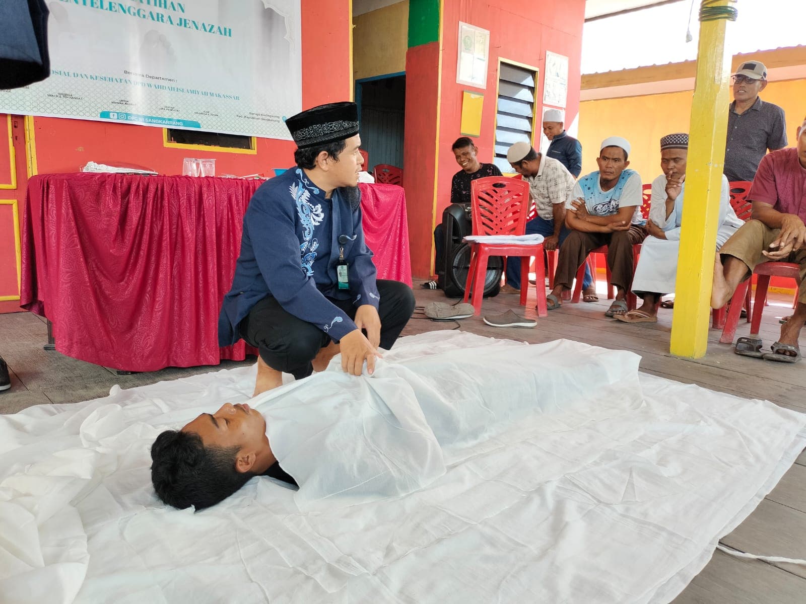 DPC Kepulauan Sangkarrang Adakan Pelatihan Penyelenggaraan Jenazah