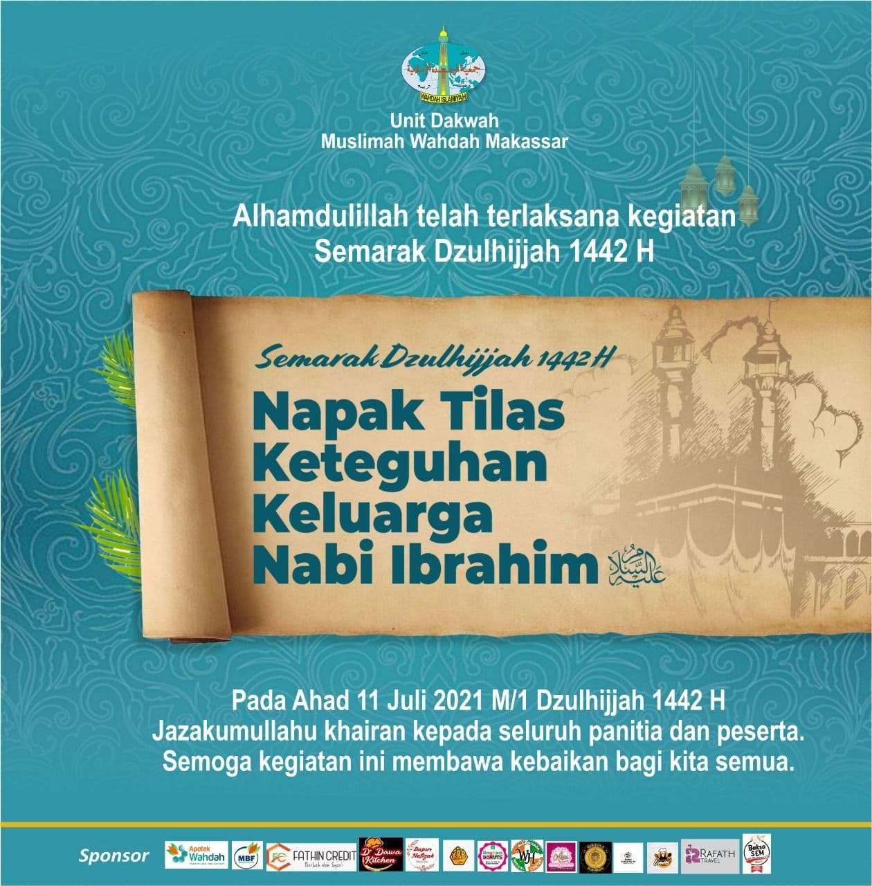 Sambut Dzulhijjah, MWD Makassar Ajak Muslimah Teladani Keteguhan Keluarga Ibrahim