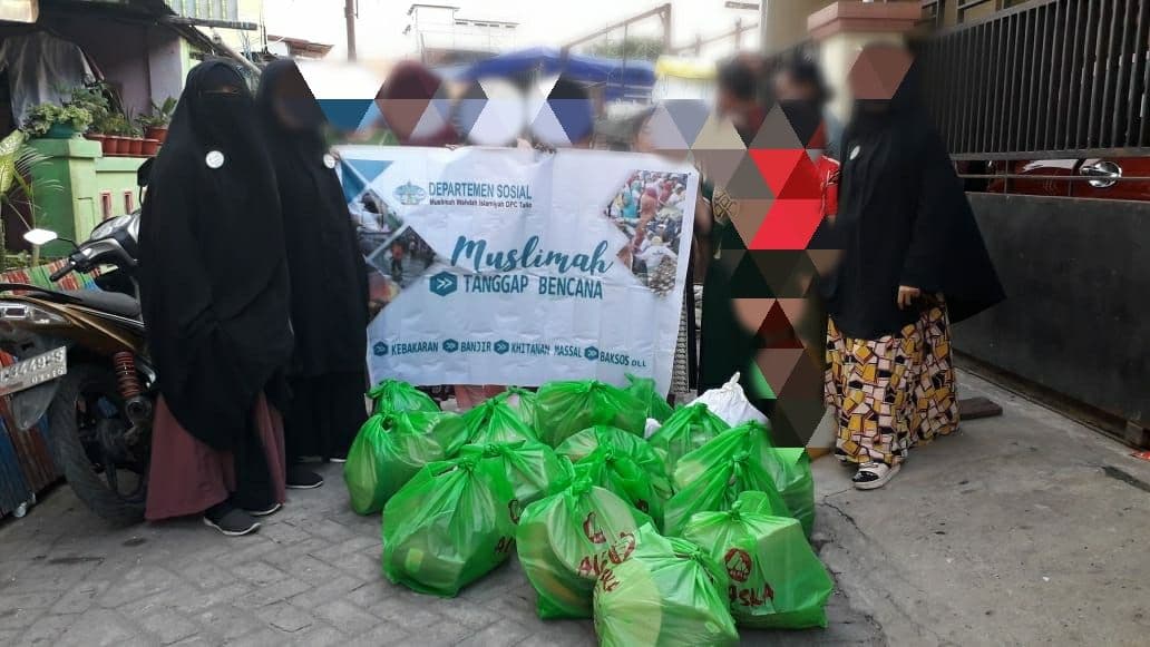 MWC Tallo Beri Bantuan Korban Kebakaran Rappokalling
