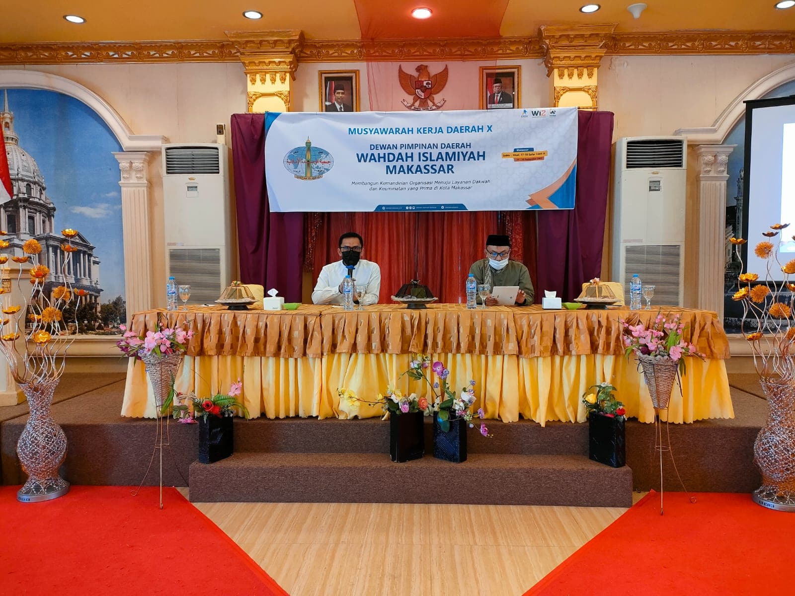 Pembukaan Mukerda X Wahdah Islamiyah Makassar Gaungkan Kemandirian Organisasi