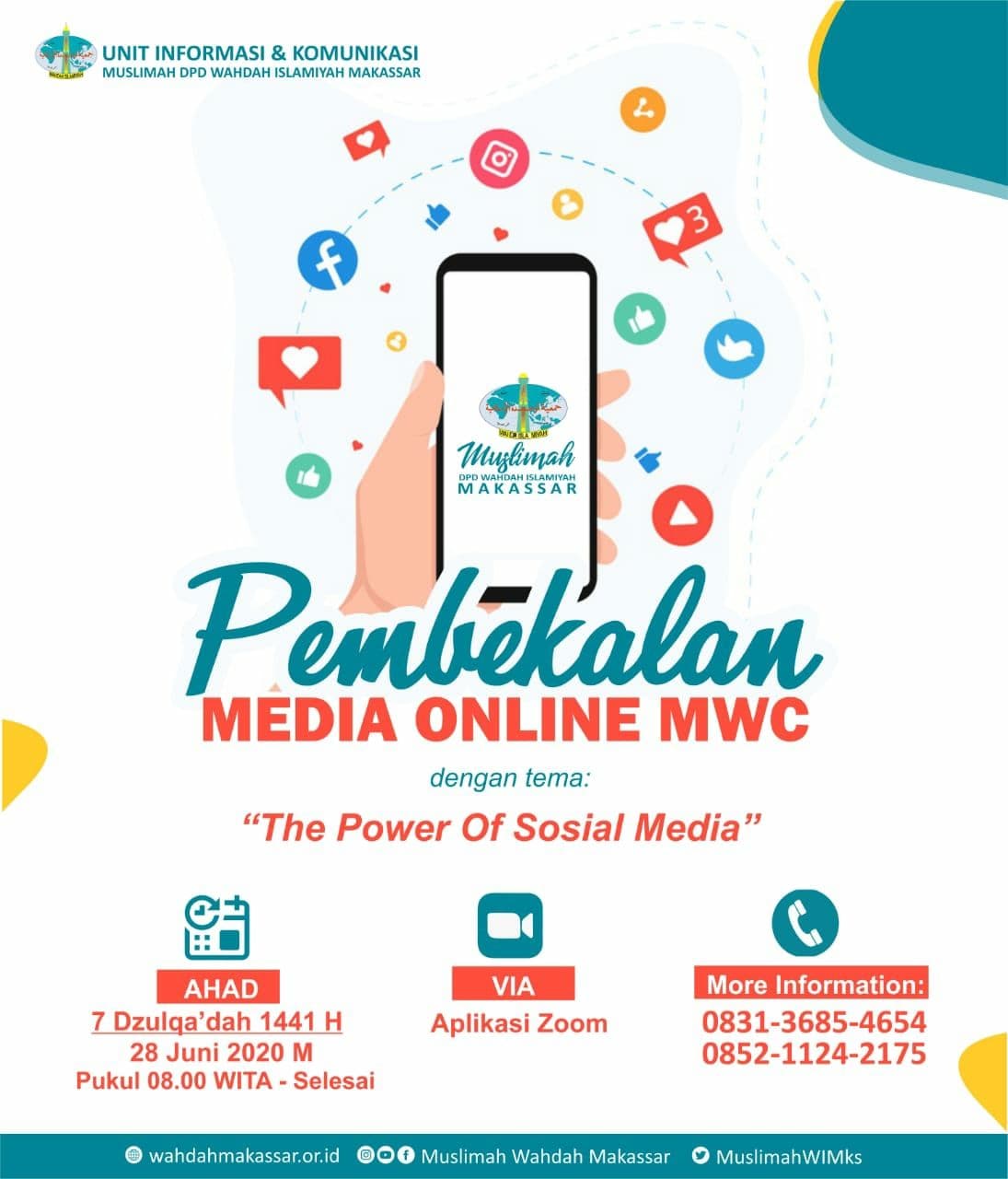 Muslimah Wahdah Makassar Bekali Pengurus Muslimah Cabang Untuk Optimasi Medsos
