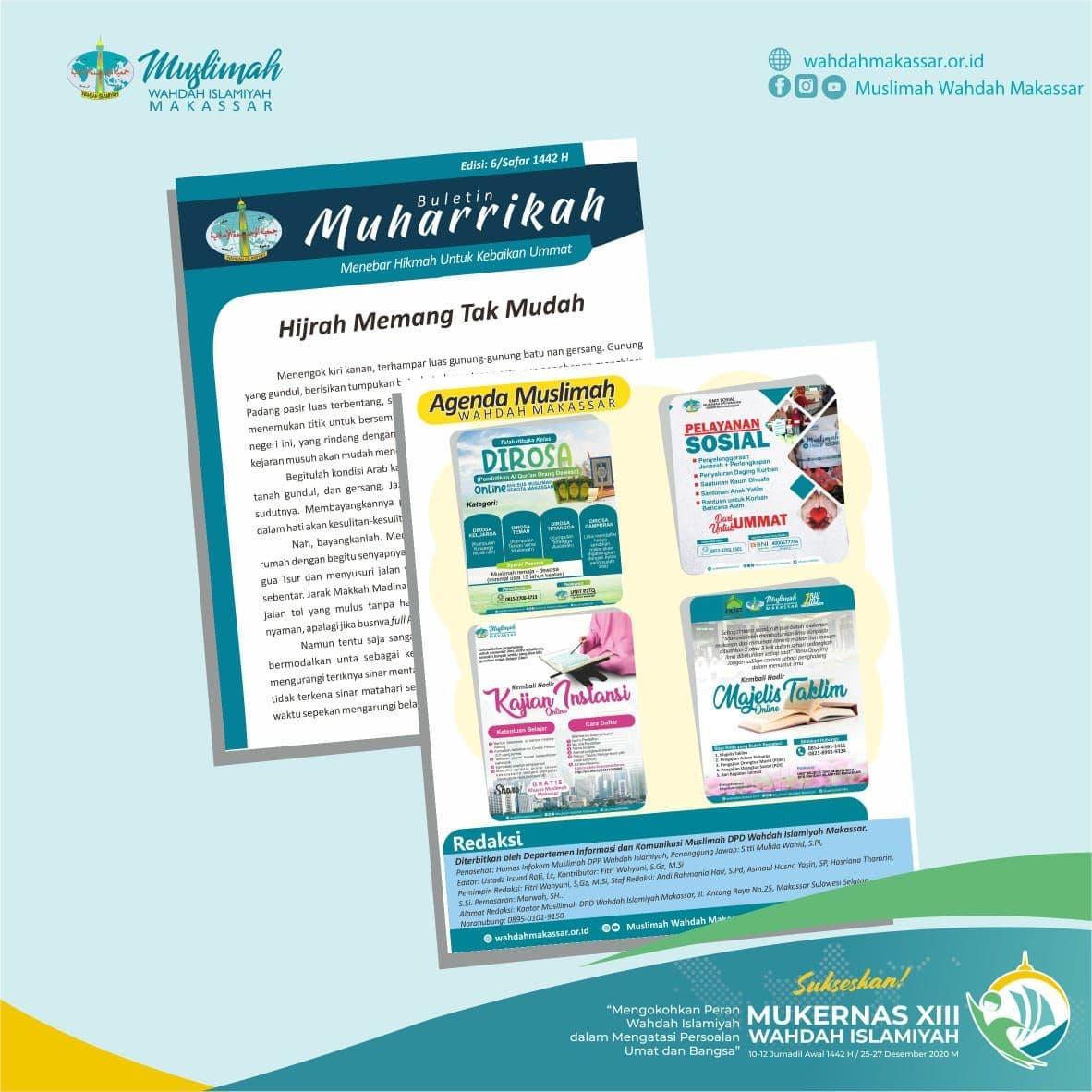 Buletin Muharrikah - Hijrah Memang Tak Mudah