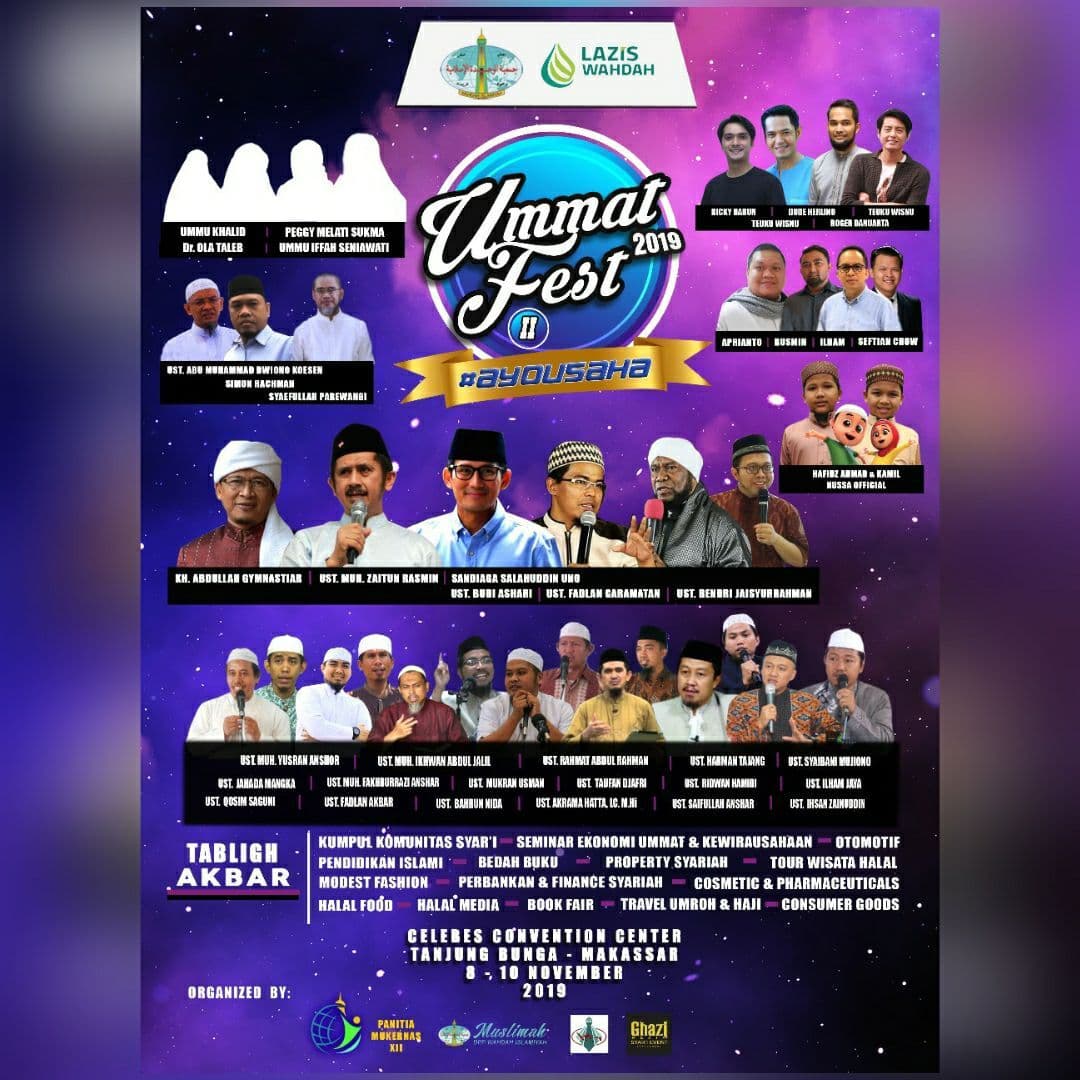 Persiapan Mukernas, Wahdah Islamiyah Akan Gelar Ummat Fest 2019